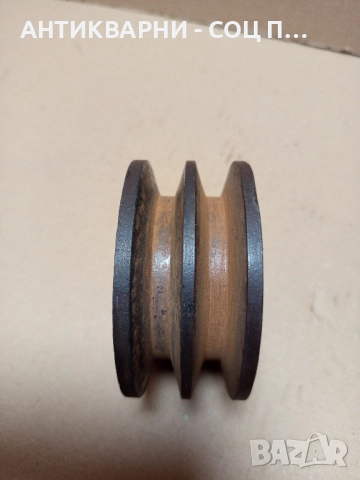 Соц Стара Метална Двуканална  Шайба За Ел. Мотори Тегло 1.650кг., снимка 4 - Антикварни и старинни предмети - 51537809