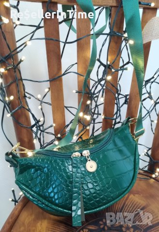 Нова дамска чанта в зелено