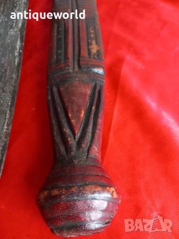 Голяма Стара ТУАРЕГСКА Кама. Острие Нож, снимка 3 - Антикварни и старинни предмети - 53041293