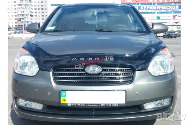 Дефлектор за преден капак Vip Tuning за Hyundai Accent (2006-2010)