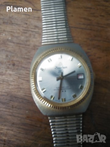 Стар мъжки механичен швейцарски часовник 23 камъка повреден, снимка 5 - Мъжки - 38417211
