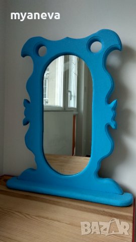 Старо огледало с масивна, дървена рамка, снимка 8 - Огледала - 36647060