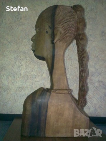 Дървена статуетка, снимка 8 - Антикварни и старинни предмети - 35032074