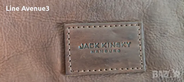 Mъжка чанта JACK KINSKY 100% ТЕЛЕШКА КОЖА, снимка 3 - Чанти - 49760562