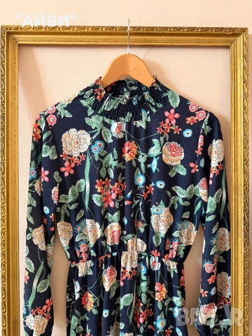 Дамска маркова цветна рокля, снимка 6 - Рокли - 53404449