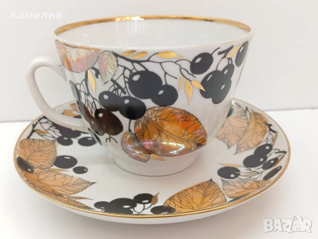 Руски порцелан , снимка 4 - Чаши - 52227320