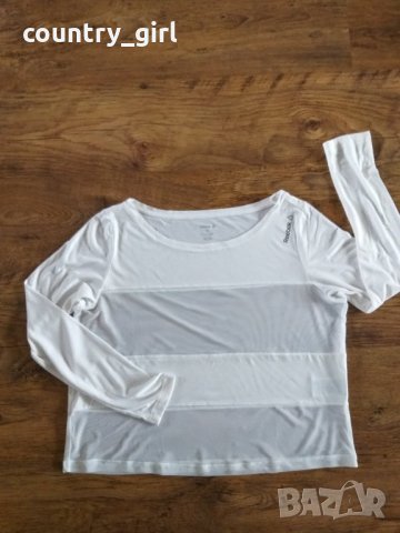 Reebok D COVERUP TEE - страхотна дамска блуза КАТО НОВА, снимка 6 - Спортни екипи - 30578854