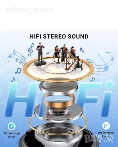 Нови безжични слушалки, снимка 3 - Слушалки и портативни колонки - 48566358