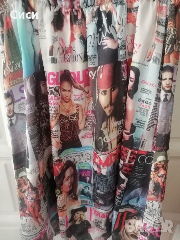 Рокля с образи-списание, снимка 4 - Рокли - 33713702