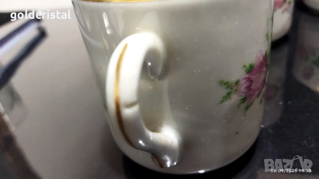 стар български порцелан чаши за чай, снимка 6 - Антикварни и старинни предмети - 51629025