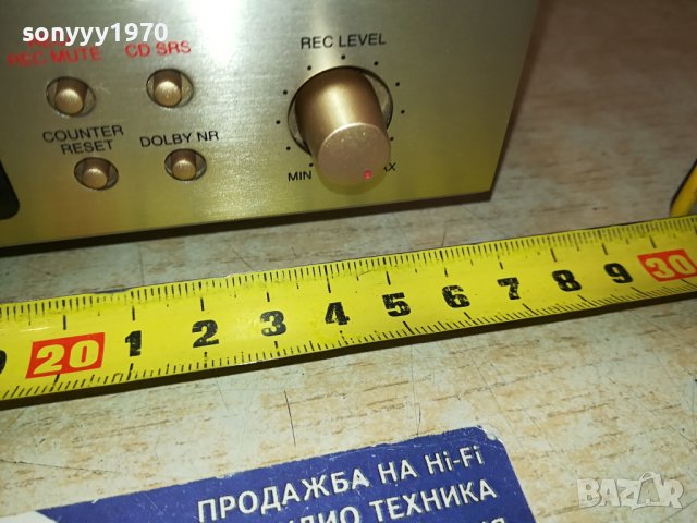 DENON DRR-F100 REVERSE DECK-GOLD-ВНОС SWISS 2009231430, снимка 10 - Декове - 42257805