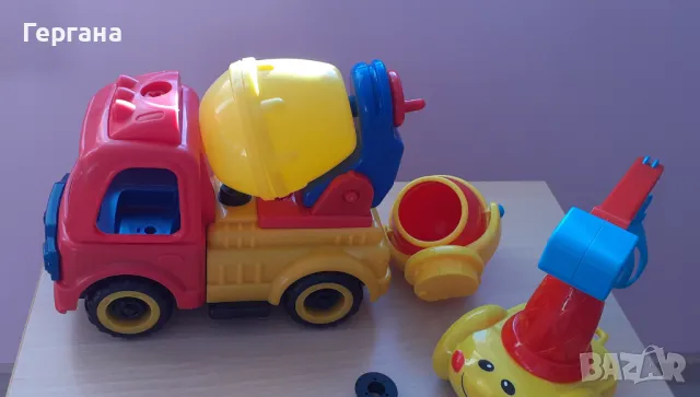 Детско камионче бетоновоз, снимка 7 - Коли, камиони, мотори, писти - 48417921