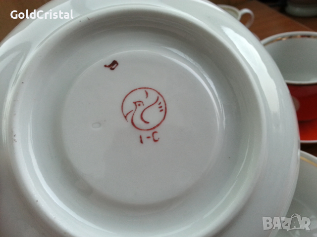 Руски порцелан чаши за чай, снимка 10 - Други ценни предмети - 36437826