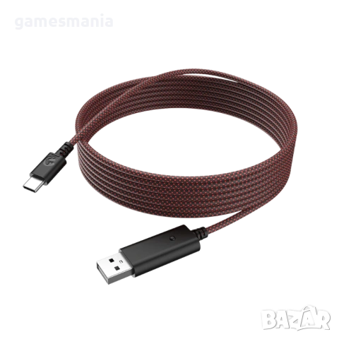GameSir 3M USB Type-C / Data Transfer / Кабел/ White & Cyan/ Black & Red, снимка 4 - Аксесоари - 54067188