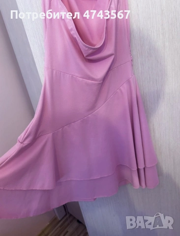 Розова рокля, снимка 4 - Рокли - 53994294