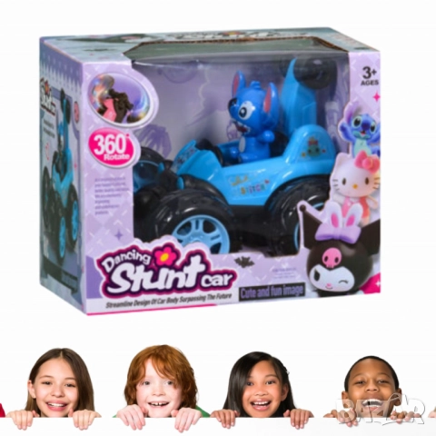 Танцуваща каскадна количка с любим герой, Dancing Stunt Car, снимка 3 - Други - 52138181