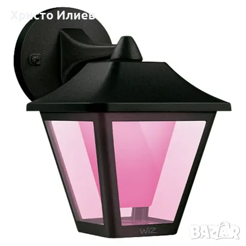WiZ LED RGBW Димируем екстериорен аплик външна лампа за фасада LED, снимка 12 - Външни лампи - 56103925