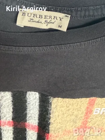 Тениска Burberry M, снимка 3 - Тениски - 55785191