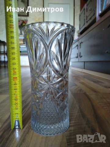 Кристална ваза, снимка 2 - Вази - 36727327