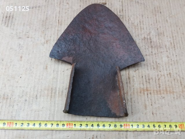 възрожденски кован лемиш от дървен плуг, рало, снимка 10 - Антикварни и старинни предмети - 36767660