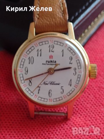 Механичен колекционерски часовник RUHLA ANTI-MAGNETIC с позлата 30096 , снимка 1 - Антикварни и старинни предмети - 40755203