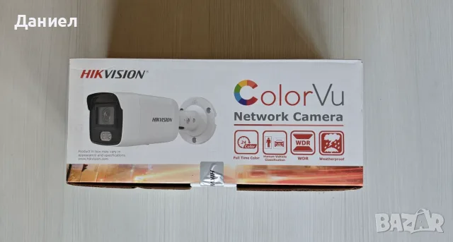 8MP IP камера с микрофон Hikvision ColorVu DS-2CD2087G2-LU, снимка 3 - IP камери - 55957804