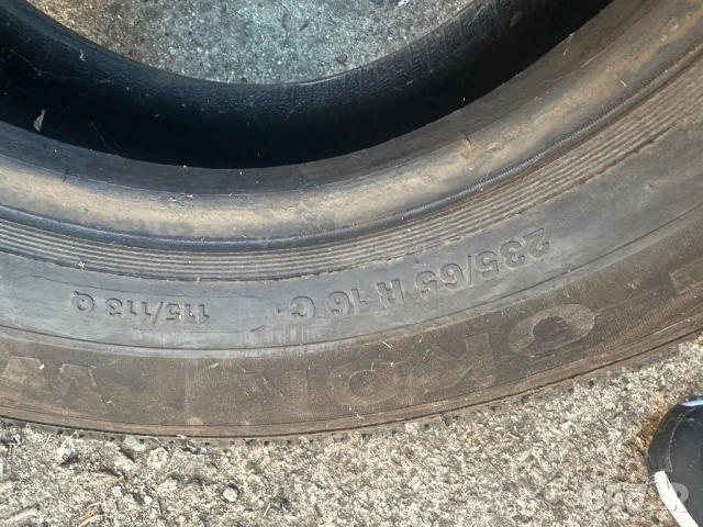2 броя гуми 16 цола от sprinter 235 65 16 C осем плата, снимка 5 - Гуми и джанти - 50054015