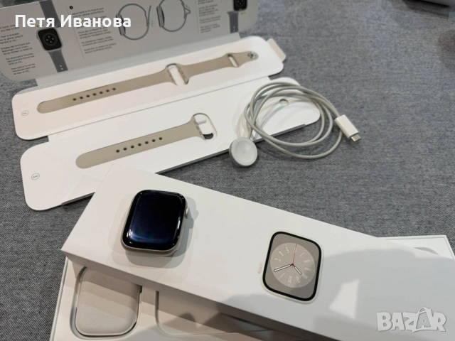 Apple watch 8 45mm, снимка 7 - Смарт часовници - 53917811