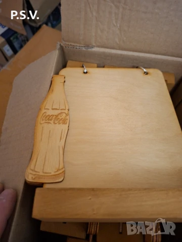 10 бр.менюта на кола дървени комплект