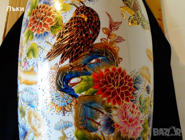 Ming Dynasty китайска порцеланова ваза 62 см. , снимка 7 - Вази - 30697912