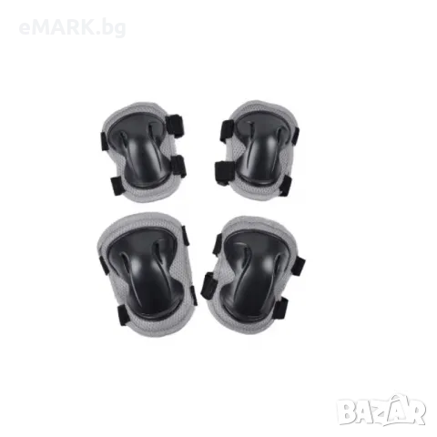 Комплект 4 броя протектори за крака и ръце с велкро закопчаване за различни спортове от пяна и пласт, снимка 1