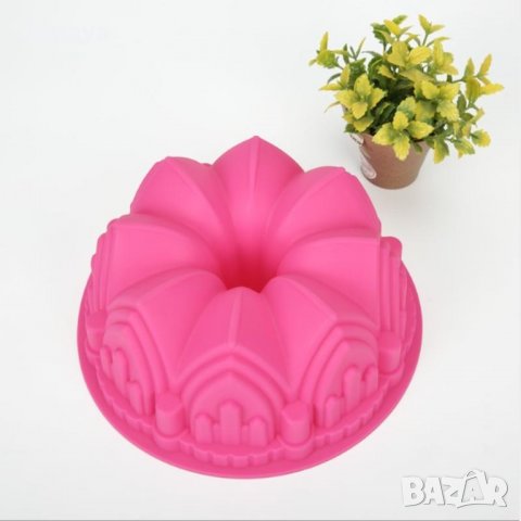 1909 Силиконова форма за кекс Замък, снимка 11 - Форми - 31487699