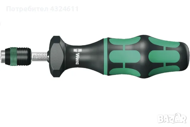 Отвертка Wera с регулируем въртящ момент, 1.2-3.0NM, снимка 1