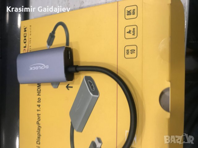 Delock адаптер - Mini DisplayPort мъжки към HDMI, USB-C (само захранване) женски, снимка 2 - Други - 37094058