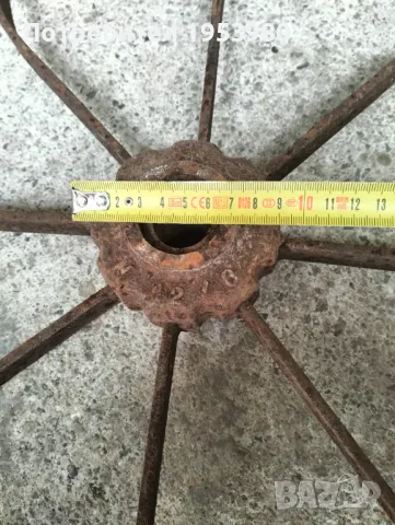 Старо желязно колело, снимка 3 - Антикварни и старинни предмети - 49529626