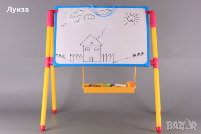 Дъска за писане и рисуване, с 2 лица, снимка 7 - Образователни игри - 30171719