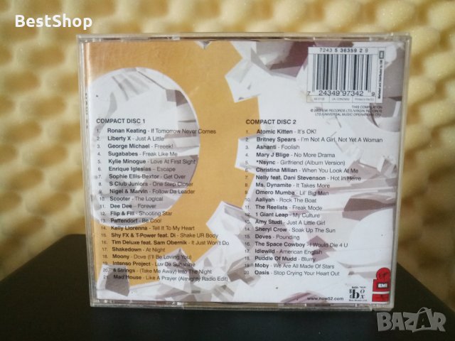 Now That's What I Call Music Vol. 52 - 2 диска, снимка 2 - CD дискове - 30423539