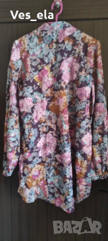 дълга памучна свежа риза/туника, снимка 5 - Ризи - 54012360