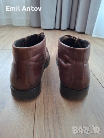 Зимни обувки от естествена кожа , снимка 4 - Мъжки боти - 52837001