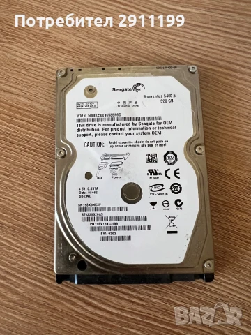2,5” SATA HDD 320GB, Seagate