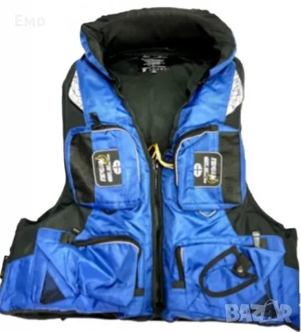 Рибарска плуваща жилетка с яка, снимка 2 - Екипировка - 47820345