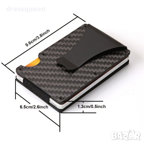 4037 Картодържател за безконтактни карти-със защита, снимка 3 - Портфейли, портмонета - 42149212