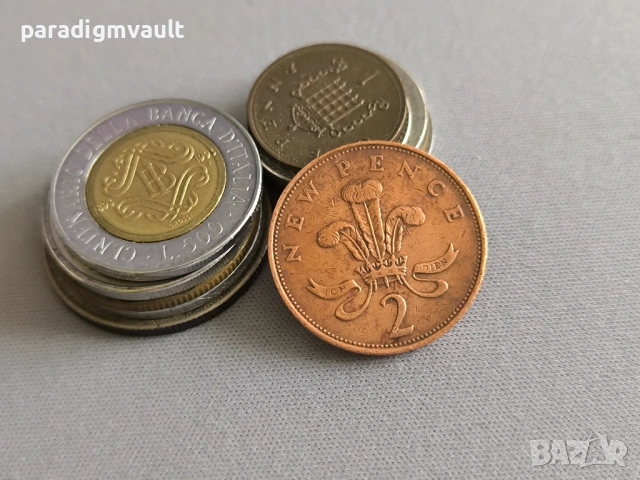 Монета - Великобритания - 2 пенса | 1971г.