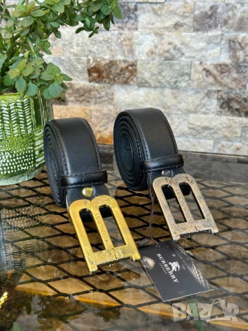 колани от естествена кожа в кутия burberry, снимка 8 - Колани - 50741985