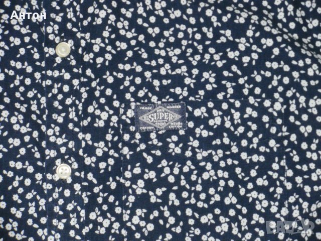 SUYPERDRY нова мъжка оригинална памук М/L, снимка 5 - Ризи - 35234743