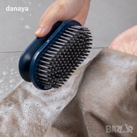 3446 Обла четка за пране на дрехи тапицерии килими, снимка 2 - Мопове, кофи, четки и метли - 39376767