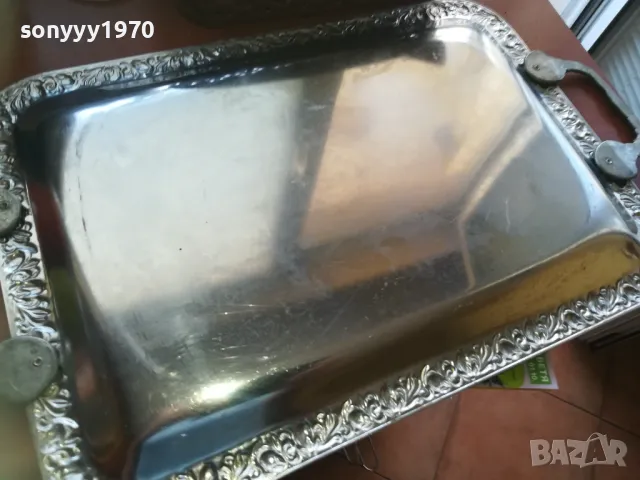 СТИЛЕН ПОДНОС ОТ ФРАНЦИЯ 0211241900, снимка 9 - Антикварни и старинни предмети - 47815418