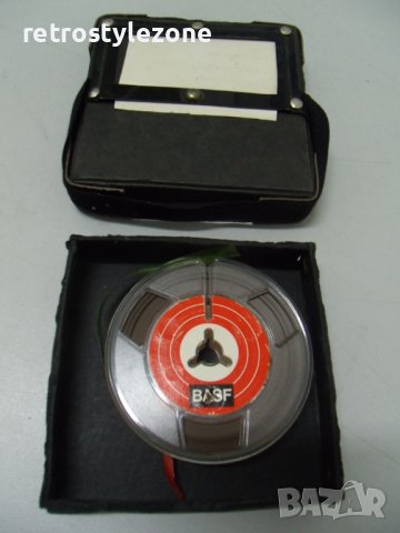 № 6814 стара малка магнетофонна ролка BASF   - с кутия, снимка 3 - Други ценни предмети - 39674259