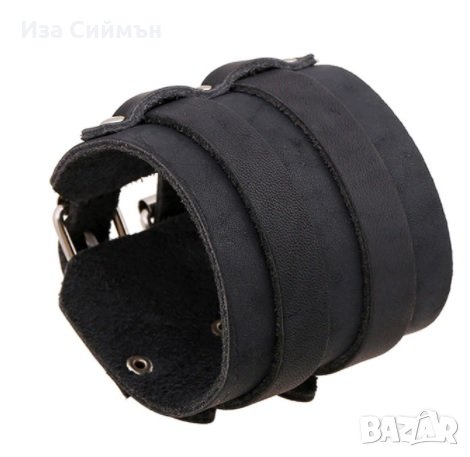 Кожени гривни от нещавена кожа, снимка 3 - Гривни - 34254053