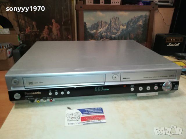 PANASONIC DMR-ES35V DVD RECORDER-ВНОС SWISS 0510231622, снимка 3 - Плейъри, домашно кино, прожектори - 42447104
